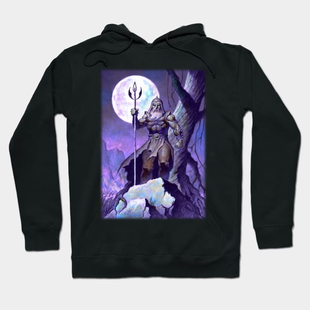 Viking Moon Hoodie by Paul_Abrams